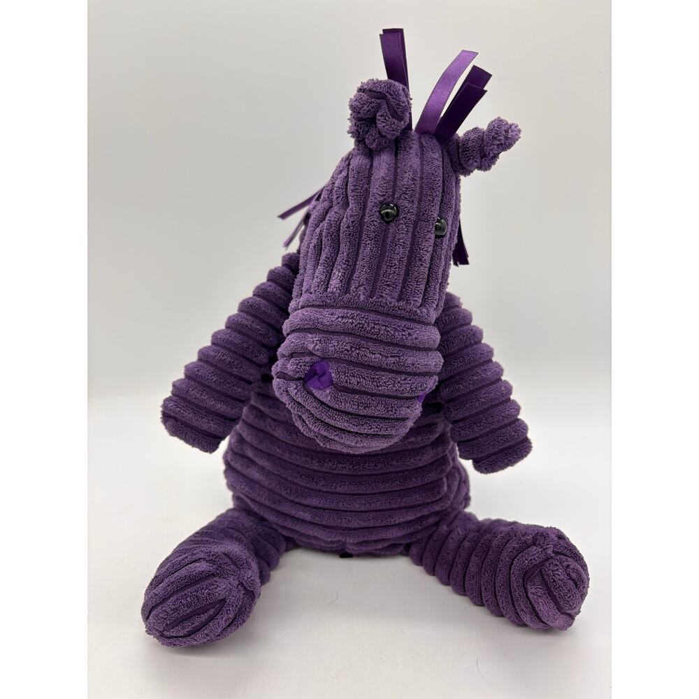 Purple “Cordy Roy” horse/pony Jellycat with ribbon mane